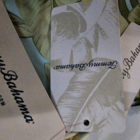 Tommy Bahama Women's Multi Paradise Fronds High Neck One Piece Swimsuit Size 14 - Picture 9 of 16